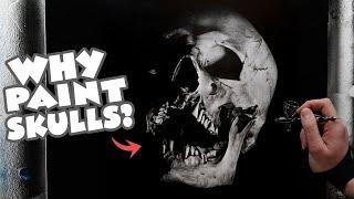 NEW Skull Airbrush Painting Tutorial!