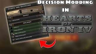 HOI4 Modding | How to Make a Simple Decision