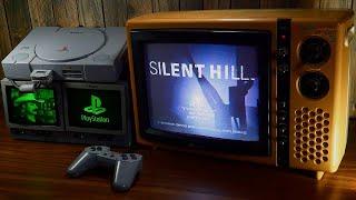 Silent Hill: Next Fear (PS1) Sony Trinitron KV-1300 RF 1970s CRT TV stream pt1