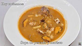 Como hacer la mejor sopa de pescado y marisco para Navidad