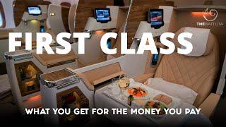 First Class: What You Get For The Money You Pay