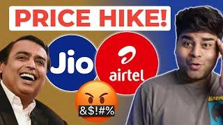 Jio & Airtel Plans Price Hike - Voice Only Plans is Here!