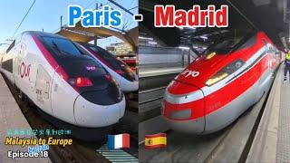 Faster Train Journey Paris to Madrid | asia to europe by train