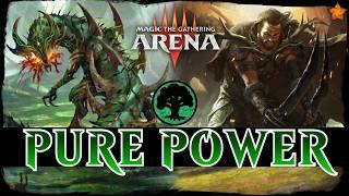 BRUTAL BEATING | MTG Arena - Mono Green Stompy Ramp Dinosaur Combo FOUNDATIONS Standard Deck