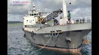 M/V Lian V. Maneuvering Port San Jose,Samar/Dong Mades