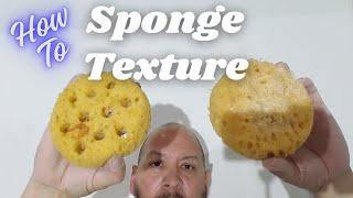 Sponge texture for small repairs