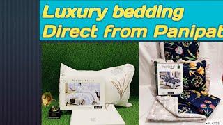 Luxury bedding set /Direct from world famous handloom hub PANIPAT/ 100% cotton fabric