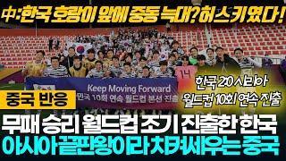[중국반응] 월드컵 10회 연속 진출한 한국을 보며 아시아 끝판왕이라 치켜세우는 중국 |  한국 호랑이 앞에선 늑대가 아니라 허스키였다! | 한국2:0시리아