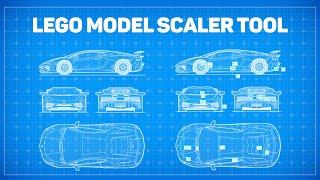 Model Scaler Tool for LEGO Builders - How to Use + New Feature