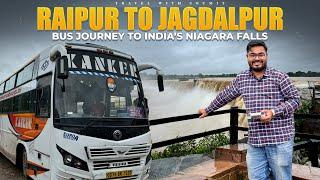 Bus Journey to Chitrakoot Waterfalls | Raipur to Jagdalpur in Kanker Roadways | Keshkal Ghat