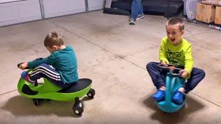 Kids Love their Wiggle Cars | Twist & Swivel Ride On Toys