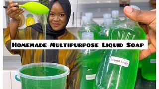 How to make multipurpose liquid soap at home | Homemade liquid soap