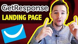 How To Create a Landing Page In GetResponse (for Affiliate Marketing)