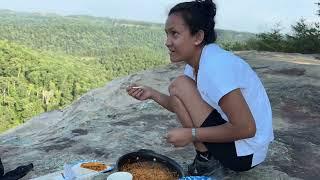Nepali camping vlog USA KY | CourtHouse Rock | Nepali Hiking  # NepaliVlogUSA #Nepalicamping