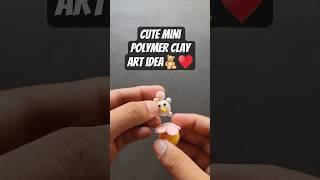 Cute Mini Clay Miniature ️ | Polymer Clay art ideas #ashoolali #polymerclay #clayart #diyclay #art