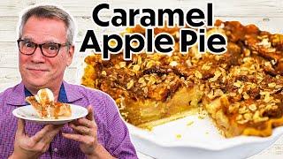 INCREDIBLE Homemade Caramel Apple Pie
