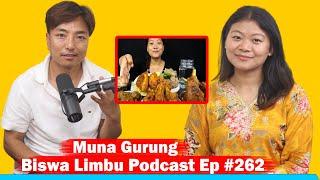 @gurungeatingchannel (MUNA GURUNG) MUKBANG,FOOD,EATING,COOKING!BISWA LIMBU PODCAST 262