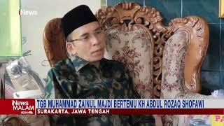 Ketua Harian Perindo TGB Bersilaturahmi dengan KH Abdul Rozaq Shofawi #iNewsMalam 20/11