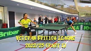 Veteran British Table Tennis League 2022/23 (Part 1)