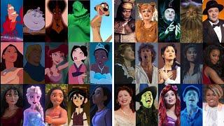 Disney Voice Actors Acting in Musical Theatre