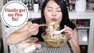 Pho Dac Biet I Spring Rolls I Pho Tau Bay Mukbang