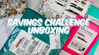 SAVINGS CHALLENGE UNBOXING | CASH STUFFING | SMALL BUSINESS | CASH STUFFING ENVELOPES | ETSY