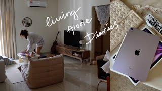 living alone diaries ‍ insecurities, recent hobby, retail therapy & uhh..  M2 iPad Air 6 unboxing