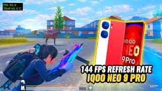 IQOO NEO 9 PRO 144 FPS BGMI TEST  SMOOTH+90 FPS | 3.4 UPDATE GAMEPLAY | 14.0.14.4.W30 UPDATE