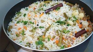 vegetable pulao||വെജിറ്റബിൾ പുലാവ് ||vegetable  pulao recipe in malayalam