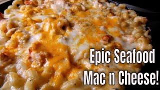 The Best Seafood Mac and Cheese Recipe! Prep to Plate!