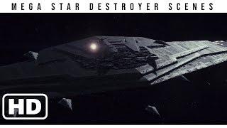 All Mega Star Destroyer Scenes (1080p) -- Star Wars: The Last Jedi