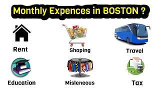 All living Expenses in Boston:  For Family and One Person