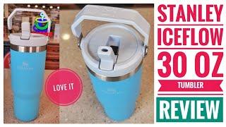 Review Stanley Ice Flow Water Bottle Tumbler with Straw 30 oz