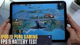 iPad 10.9 inch 2022 PUBG Gaming test | Apple A14 Bionic