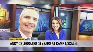 Andy Justus Celebrates 25 Years at KAMR Local 4