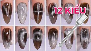 How To Use Cat Eye Gel Polish! | Cat Eye Gel Tutorial | Magnetic Nail Art Tutorial