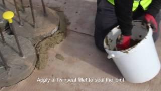 How to seal secant piles using Premcrete Maxiprufe and Hydroseal FX