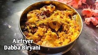 Airfryer  Dabba Biryani Recipe. Biryani Recipe. #richaskitchen