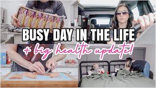 BUSY DAY IN THE LIFE OF A SINGLE MOM OF 3 | BIG HEAL UPDATE!