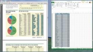 Building an Excel Power View from a PDF Document