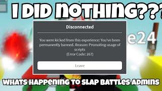 What is Happening To the Roblox Slap Battles Admins?