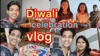 Diwali Celebration Vlog // Rangoli making // diwali puja //amandancer’s vlog