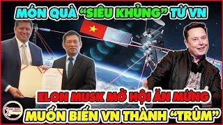 Elon Musk Mở Hội Ăn Mừng Khi Bất Ngờ Nhận MÓN QUÀ SIÊU LỚN Từ Việt Nam Ngay Trên Đất Mỹ