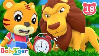 Hickory Dickory Dock ⏰ | Songs for Kids | Nursery Rhymes | Animals Songs - BabyTiger