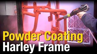 How-To Powder Coat Harley-Davidson® Frame - HotCoat Elite PCS-1000 the BEST Powder Coating System!