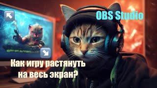 Как захватить игру на весь экран в OBS Studio