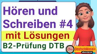 B2 Beruf | Hören und Schreiben mit Lösungen | DTB