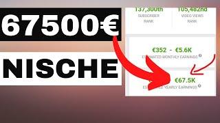 PROFITABLE Nische Zum Geld Verdienen Mit Youtube