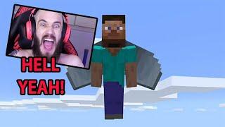 Gamers Reaction to First Seeing Elytra in Minecraft