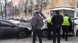 ДТП в Кременчуге на перекрёстке улиц Маслова и Соборной